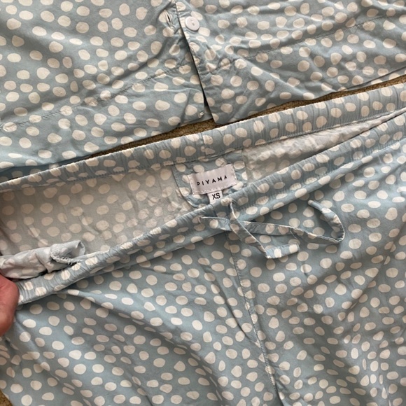 Polka Dot Pajama Set - Blue - Picture 5 of 8